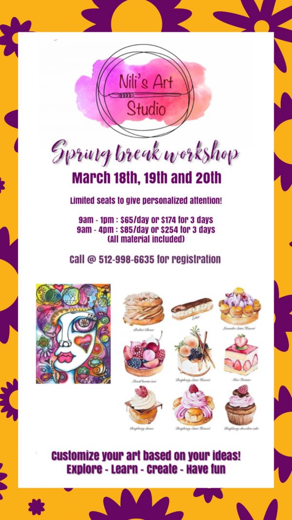 Nili's Art Spring Break Workshop